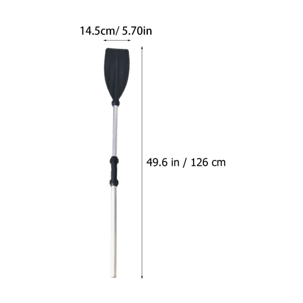 2pcs Aluminum Alloy Kayak Paddle Adjustable Telescopic Shaft V253526