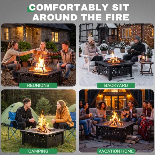 32 Inch Wood Burning Fire Pit F40123