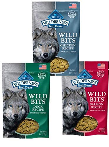 Grain-Free Dog Treats Salmon Chicken Duck 4 Ounces D492465