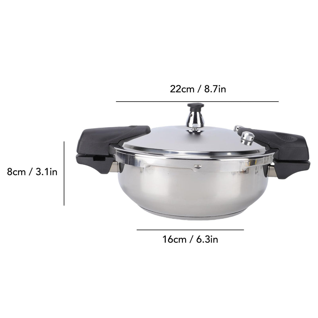 3L 304 Stainless Steel Mini Pressure Cooker E49097
