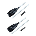 2pcs Aluminum Alloy Kayak Paddle Adjustable Telescopic Shaft V253526