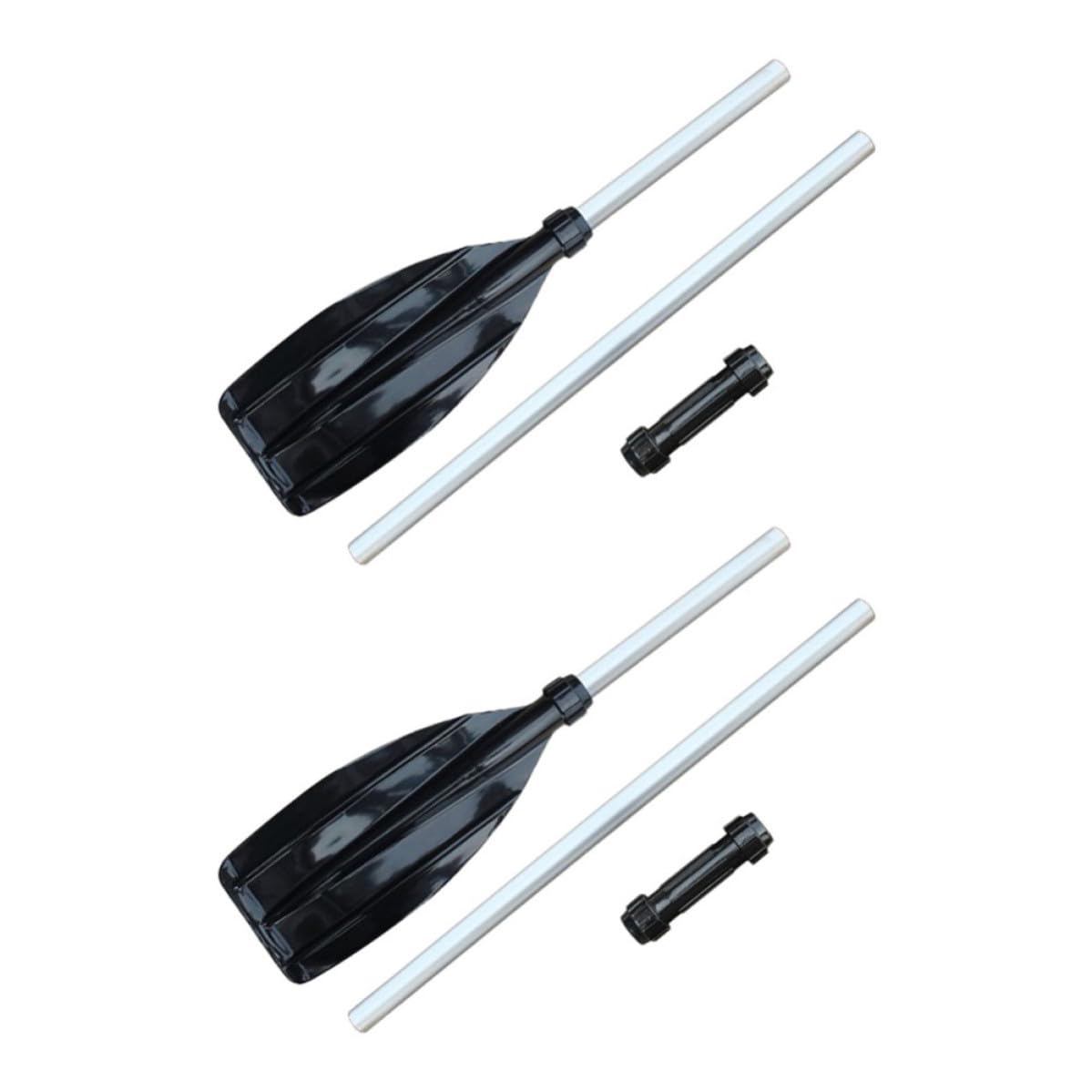 2pcs Aluminum Alloy Kayak Paddle Adjustable Telescopic Shaft V253526