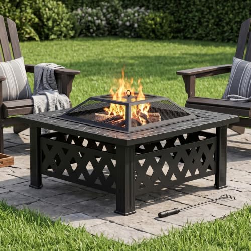 32 Inch Wood Burning Fire Pit F40123