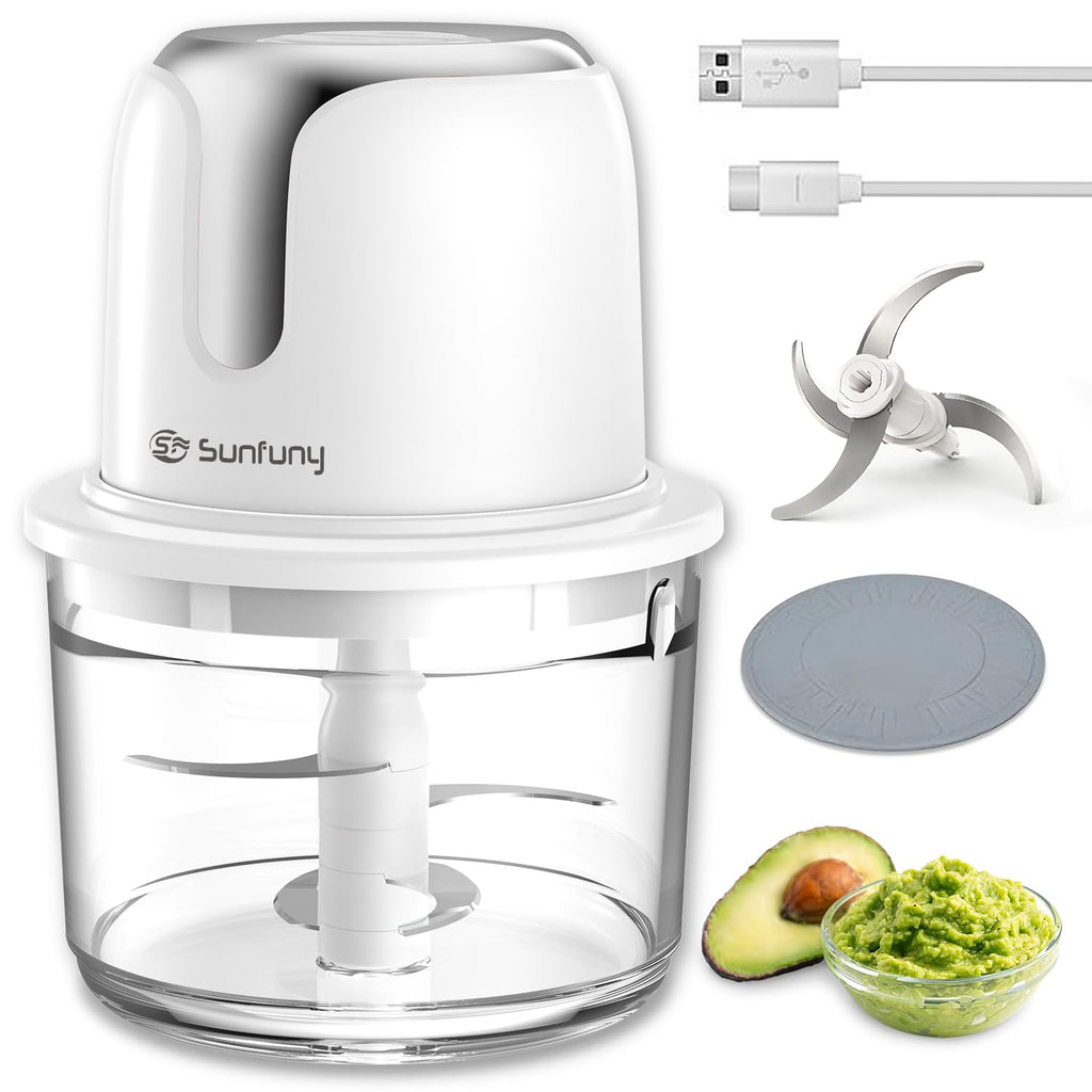 Cordless Food Processor 5-Cup Glass Bowl L112