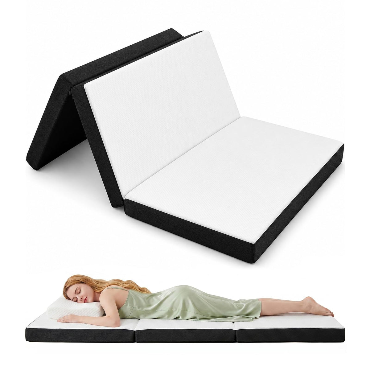 3 Inch Twin Tri-Fold Memory Foam Mattress G72683