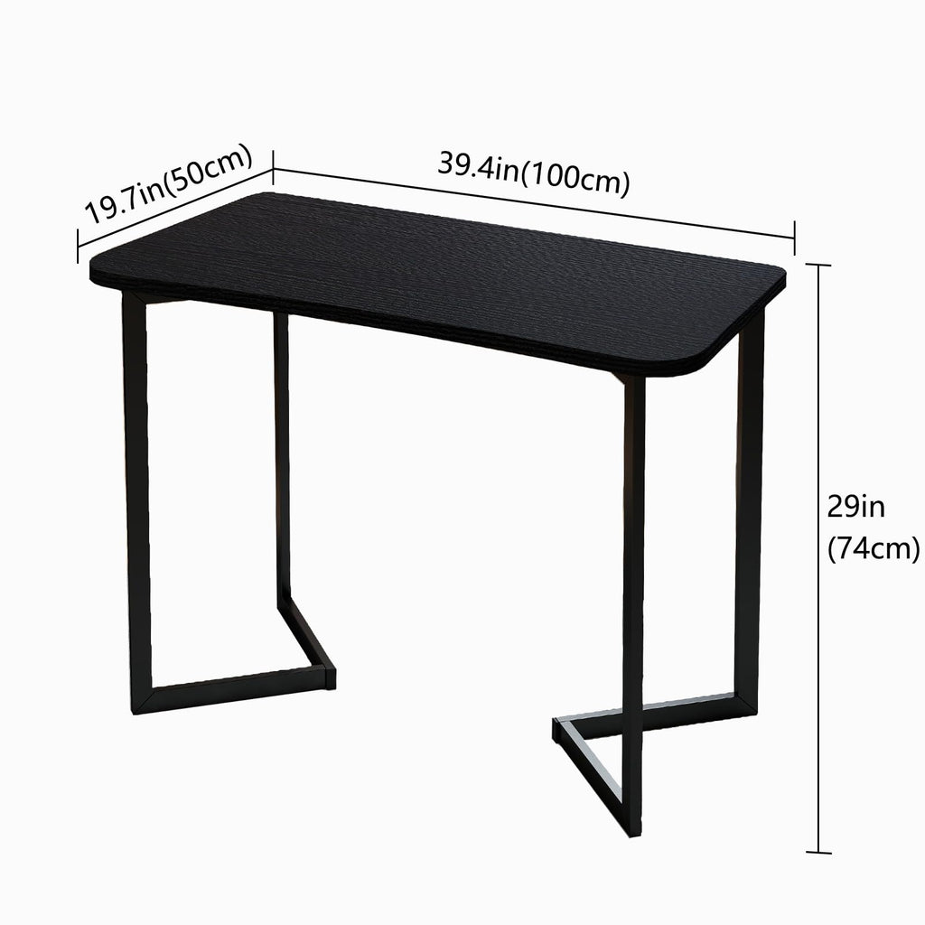 40 Inch Black Computer Desk D16724