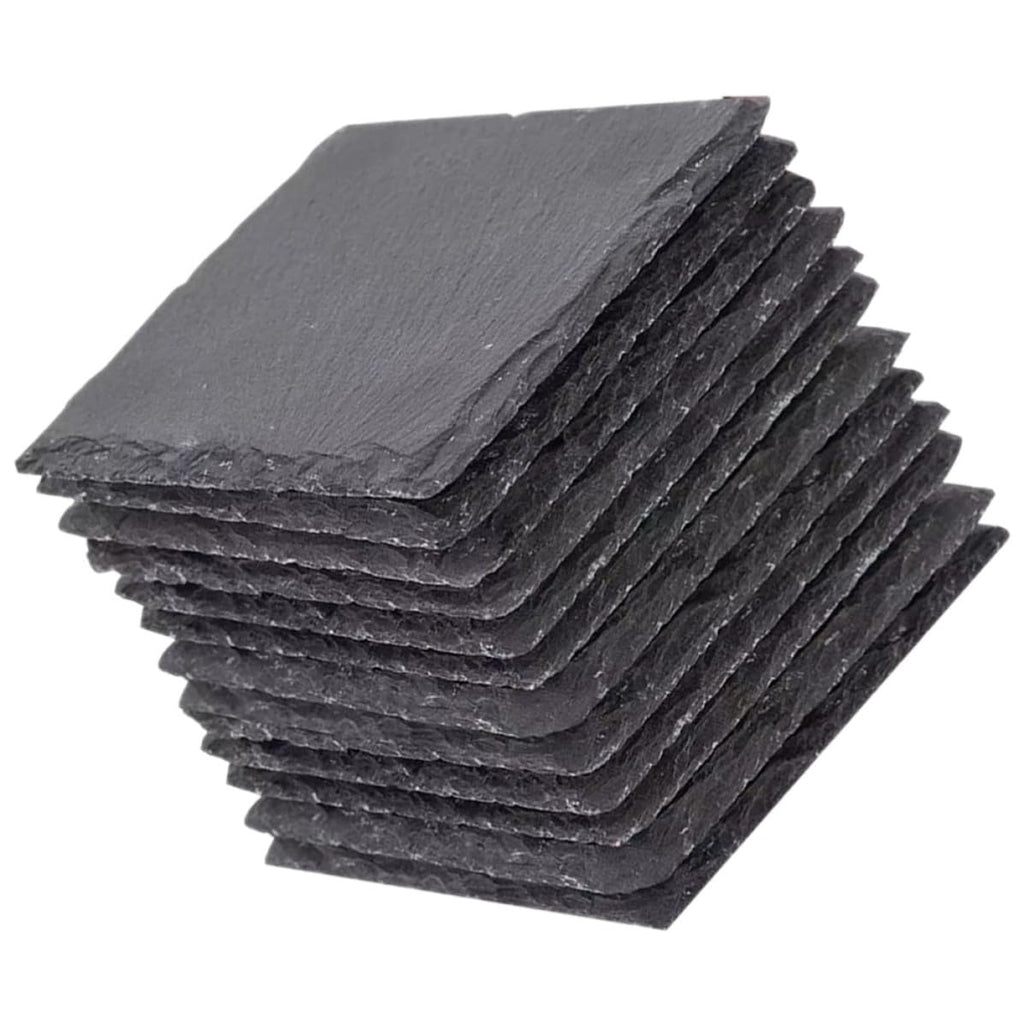 Natural Stone Square Drink Coasters Set O8411