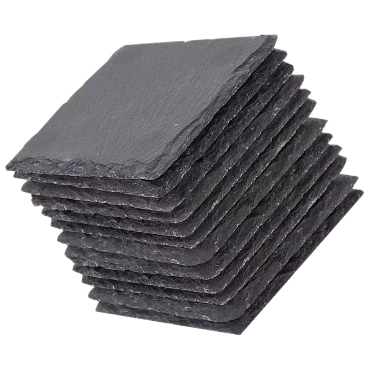 Natural Stone Square Drink Coasters Set O8411