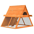 Brown Wooden Rabbit Hutch P3598
