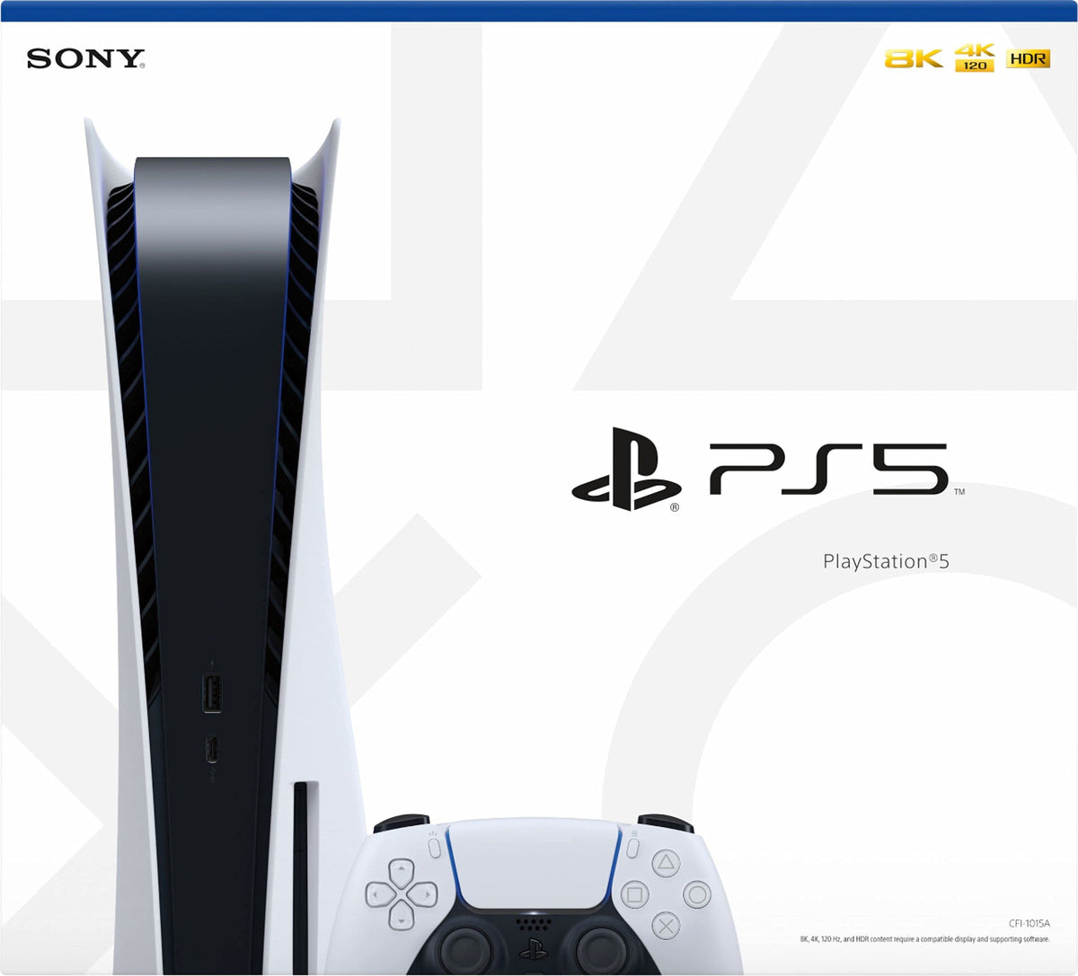 Playstation 5 Disc Version Console with Additional Controller I4222