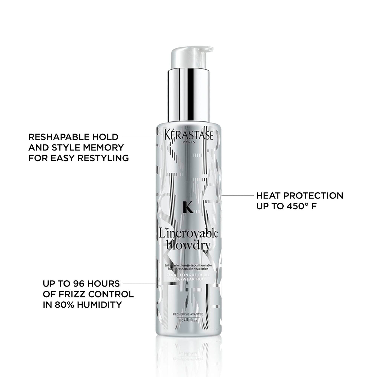 Heat Protecting Strong Hold Hair Serum W499938