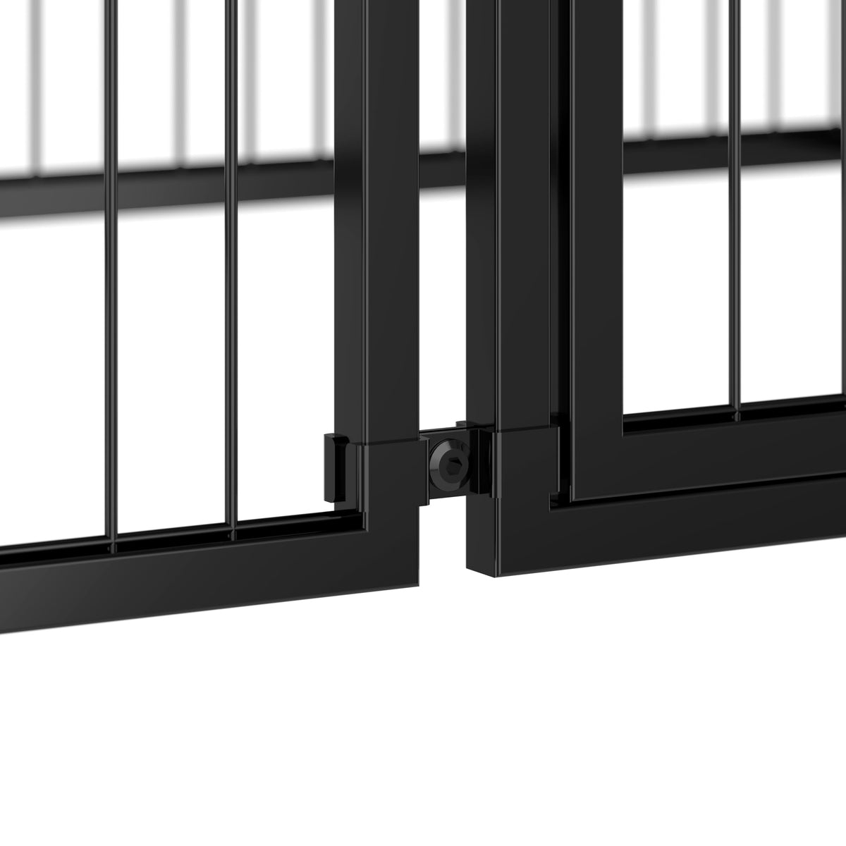 48 Inch Black Metal Dog Crate with Removable Top Cover E811