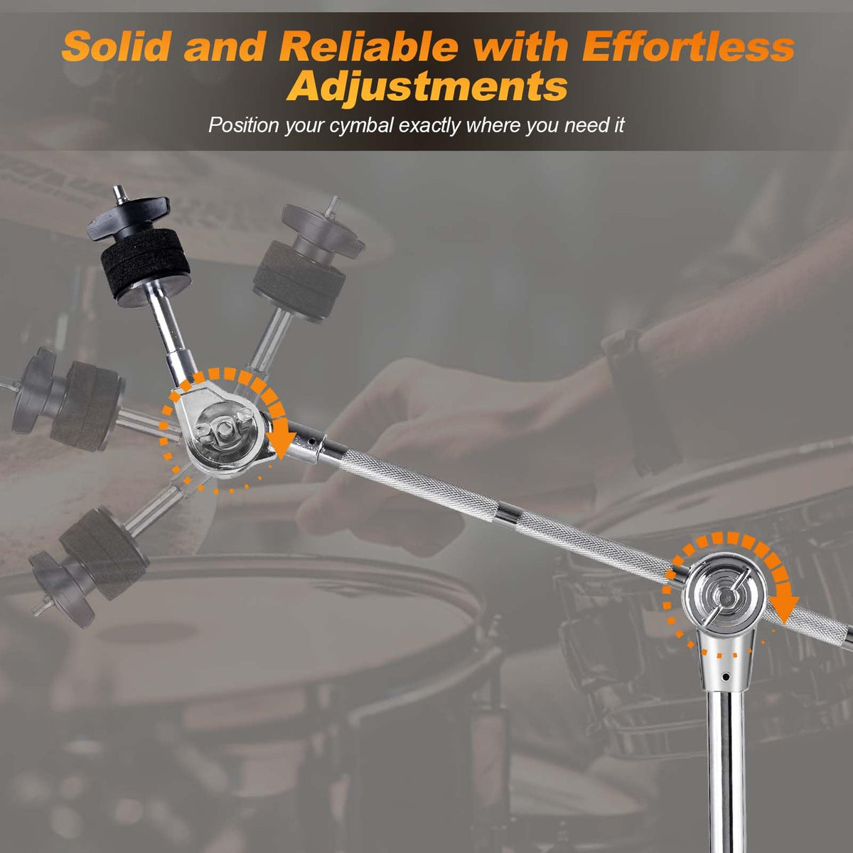 2 Pack Adjustable Cymbal Stand V997860