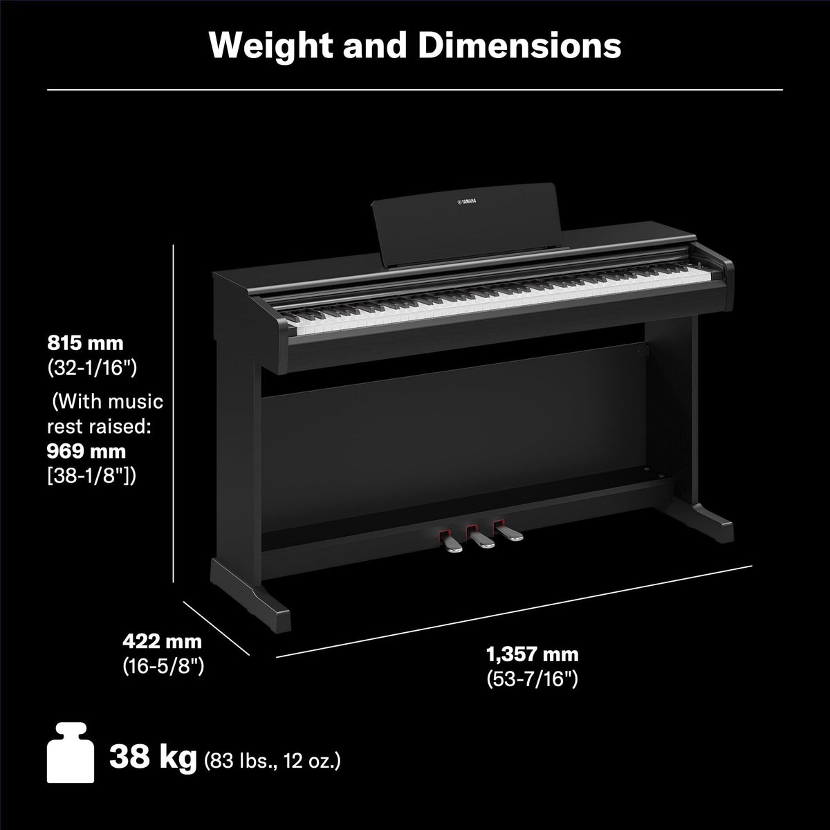 88-Key Weighted Digital Piano Keyboard with Bench G121