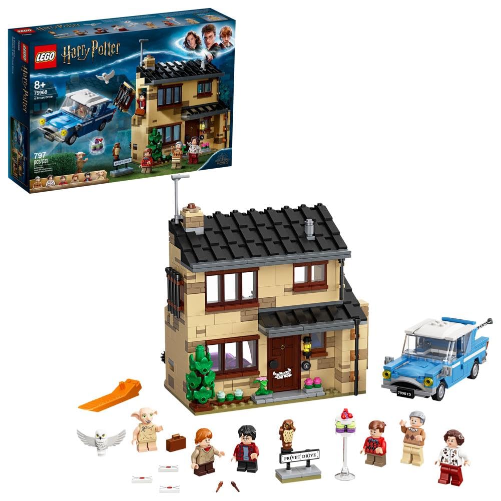 House and Flying Car Toy with Minifigures N7790