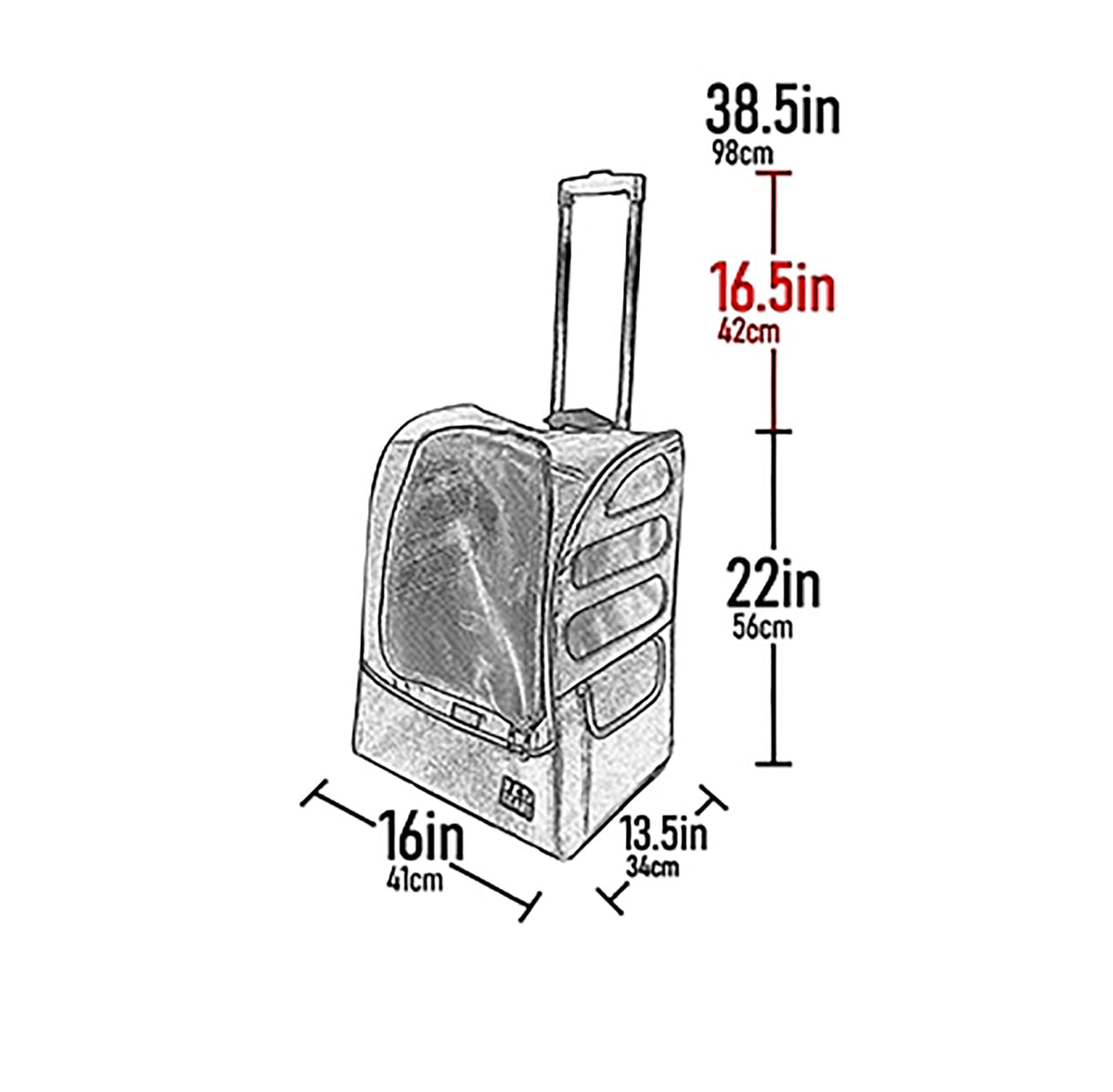 XLarge Onyx Pet Backpack E1111