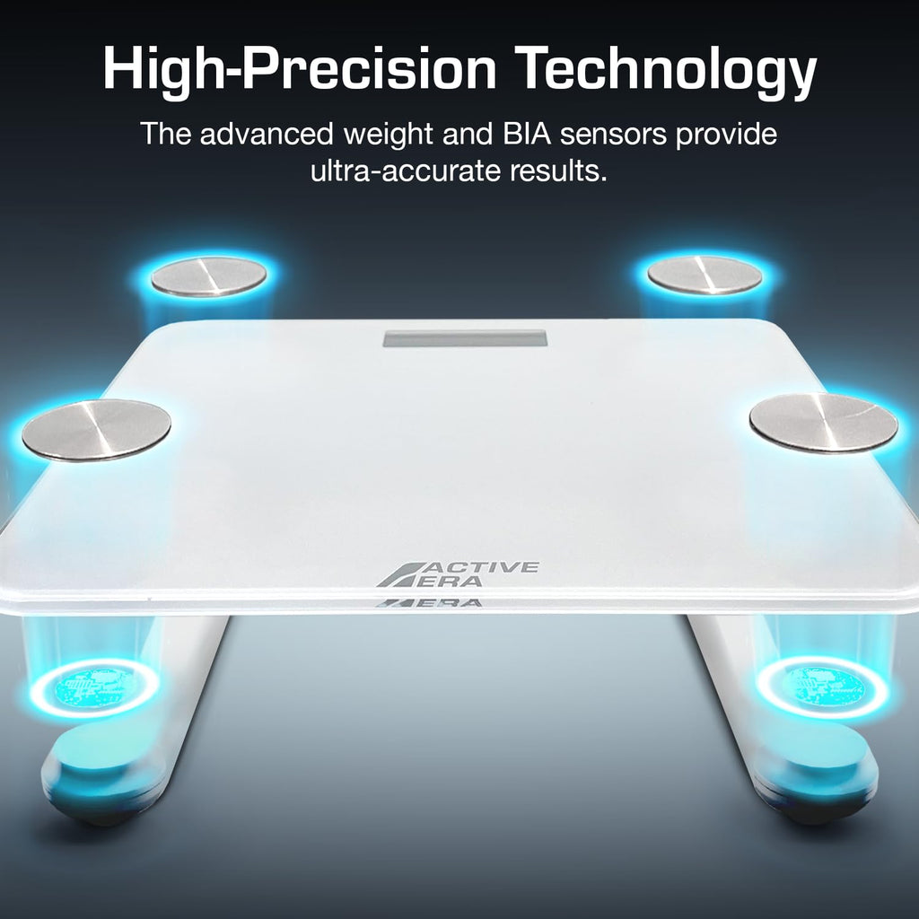 White Digital Bathroom Bluetooth Scale I495575