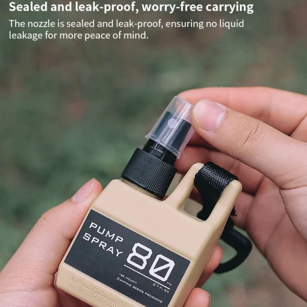 80ml Refillable Leak-Proof Plastic Spray Bottle R20742