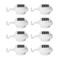 8 Pack Cool White Solar Powered Gutter Mounted Lights L864837