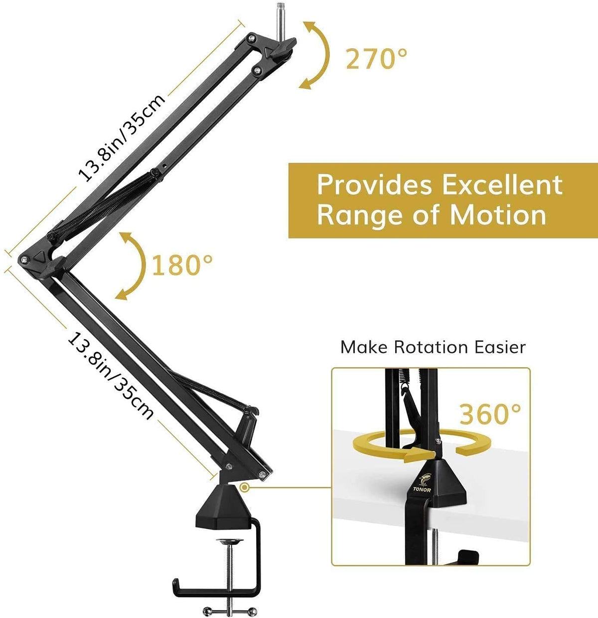USB Microphone and Microphone Arm Stand C856