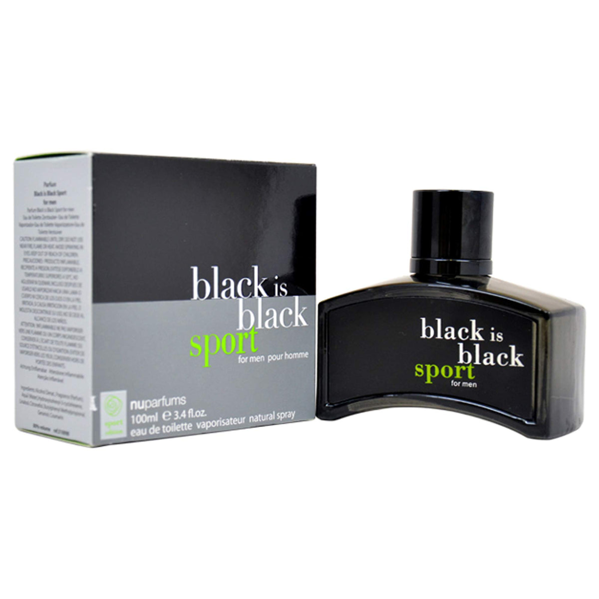 Black Eau de Toilette Spray for Men, 3.4 Ounce K302909