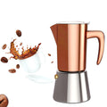 Stainless Steel Moka Pot Espresso Maker 6 Cups W587793