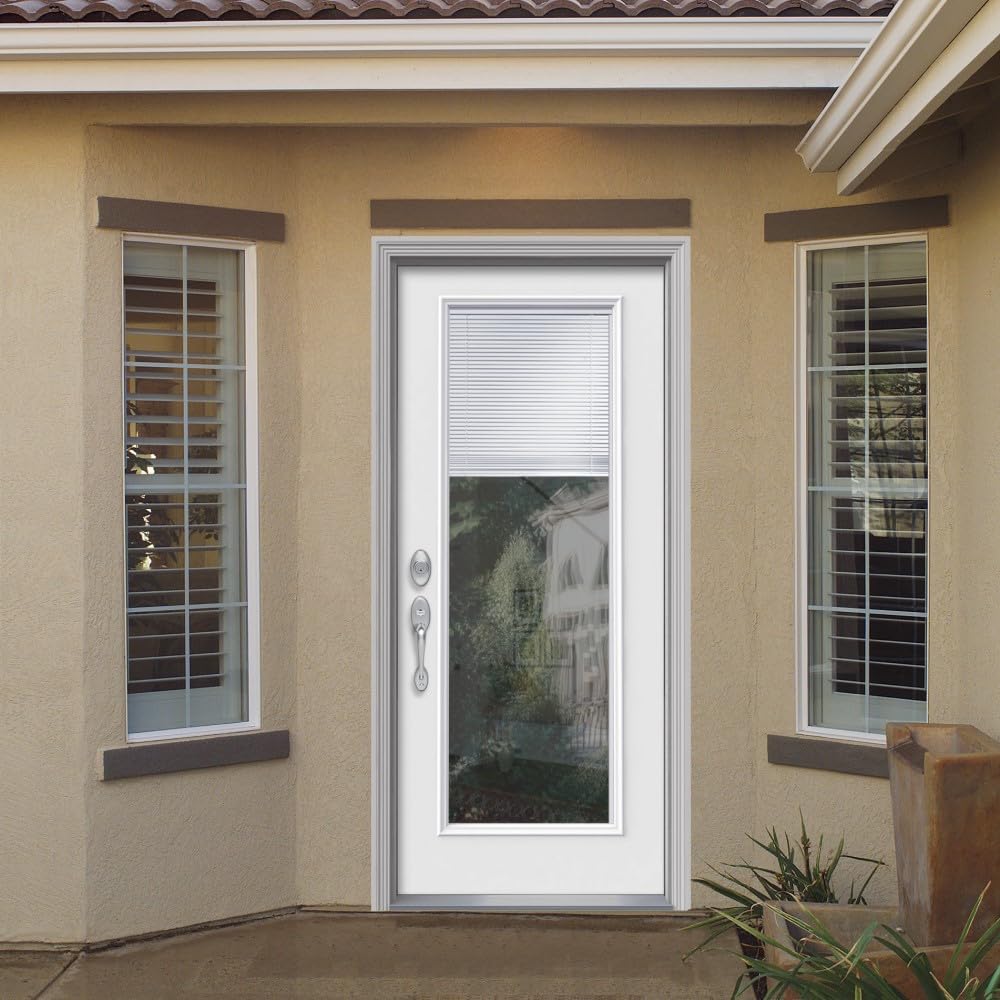 Steel Primed Right-Hand Inswing Full Lite 36" x 80" Front Door M316043