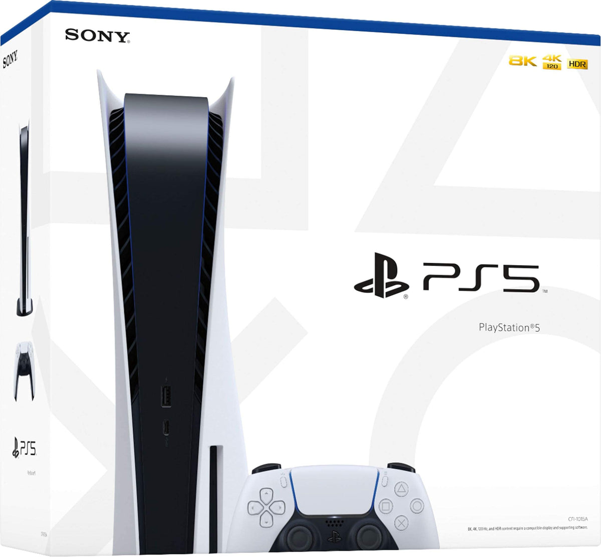 Playstation 5 Disc Version Console with Additional Controller I4222