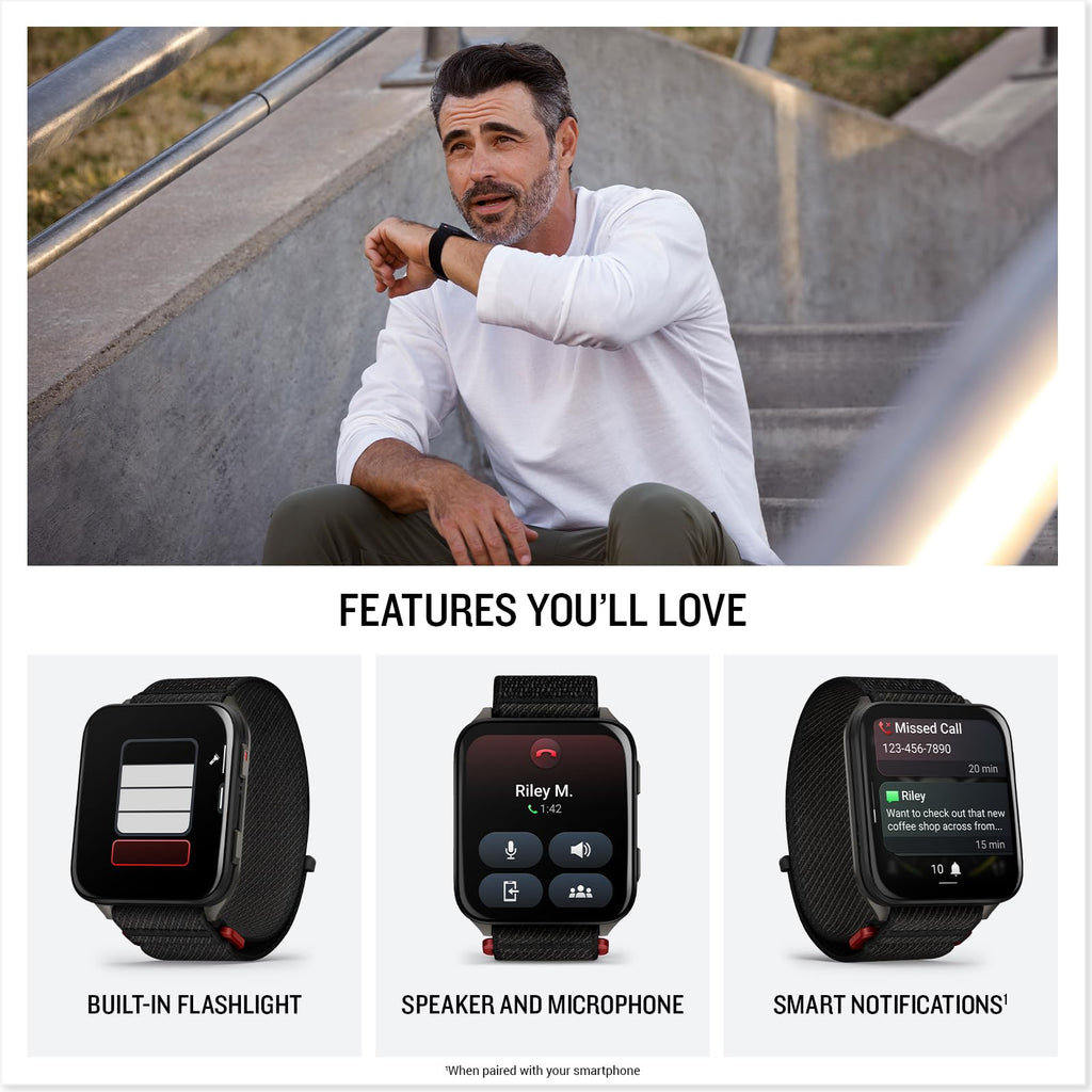 Black 51mm Smartwatch N212