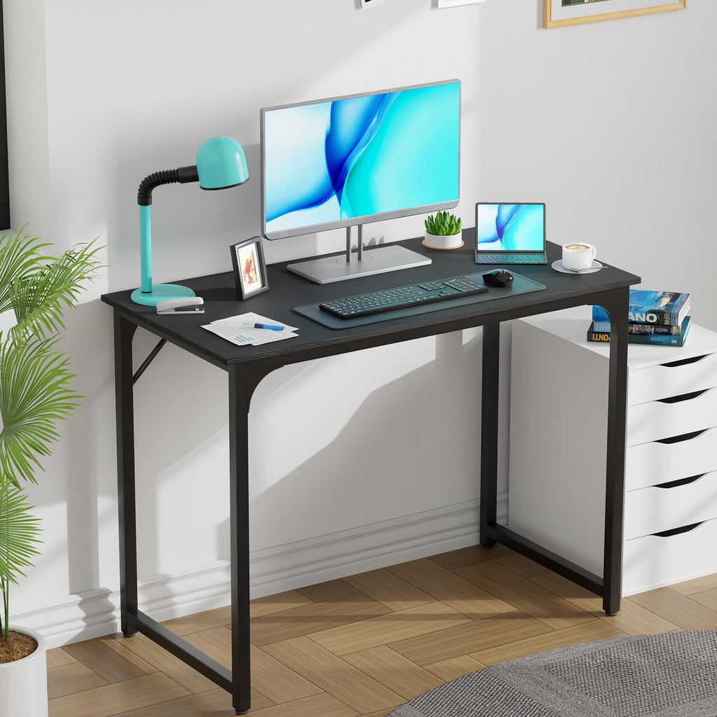 39 Inch Black Computer Desk O396007