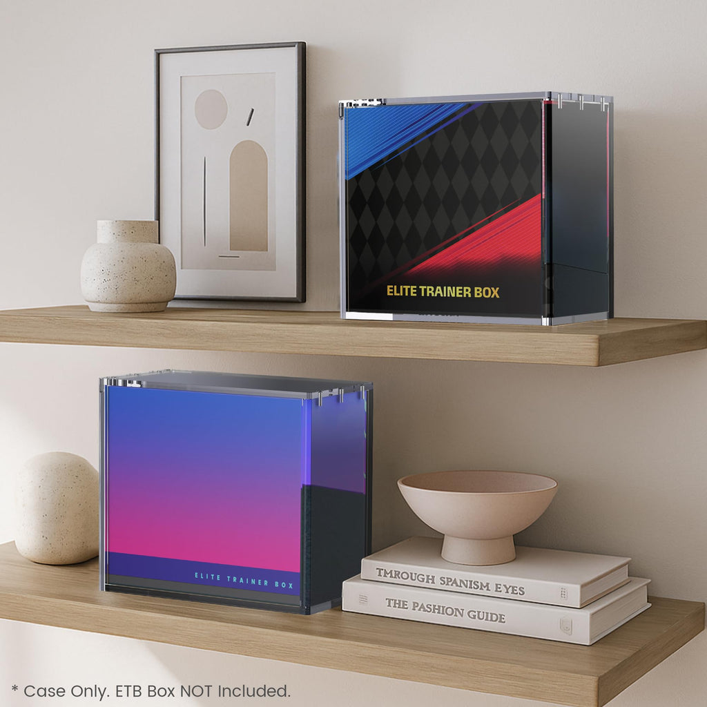 Clear Acrylic Display Boxes 3-Pack with Magnetic Lids J171