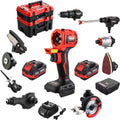 Cordless Brushless 9-in-1 Power Tool Combo Kit F9225