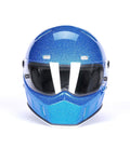 DOT Approved Fiberglass Full Face Motorcycle Helmet with Clear Visor D9134