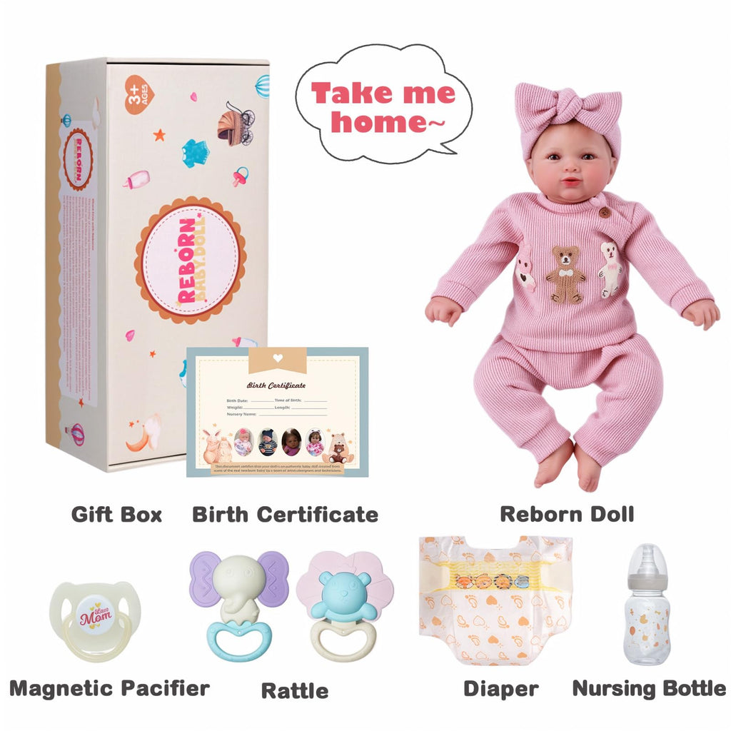 20 Inch Realistic Baby Dolls with Accessories Q15610