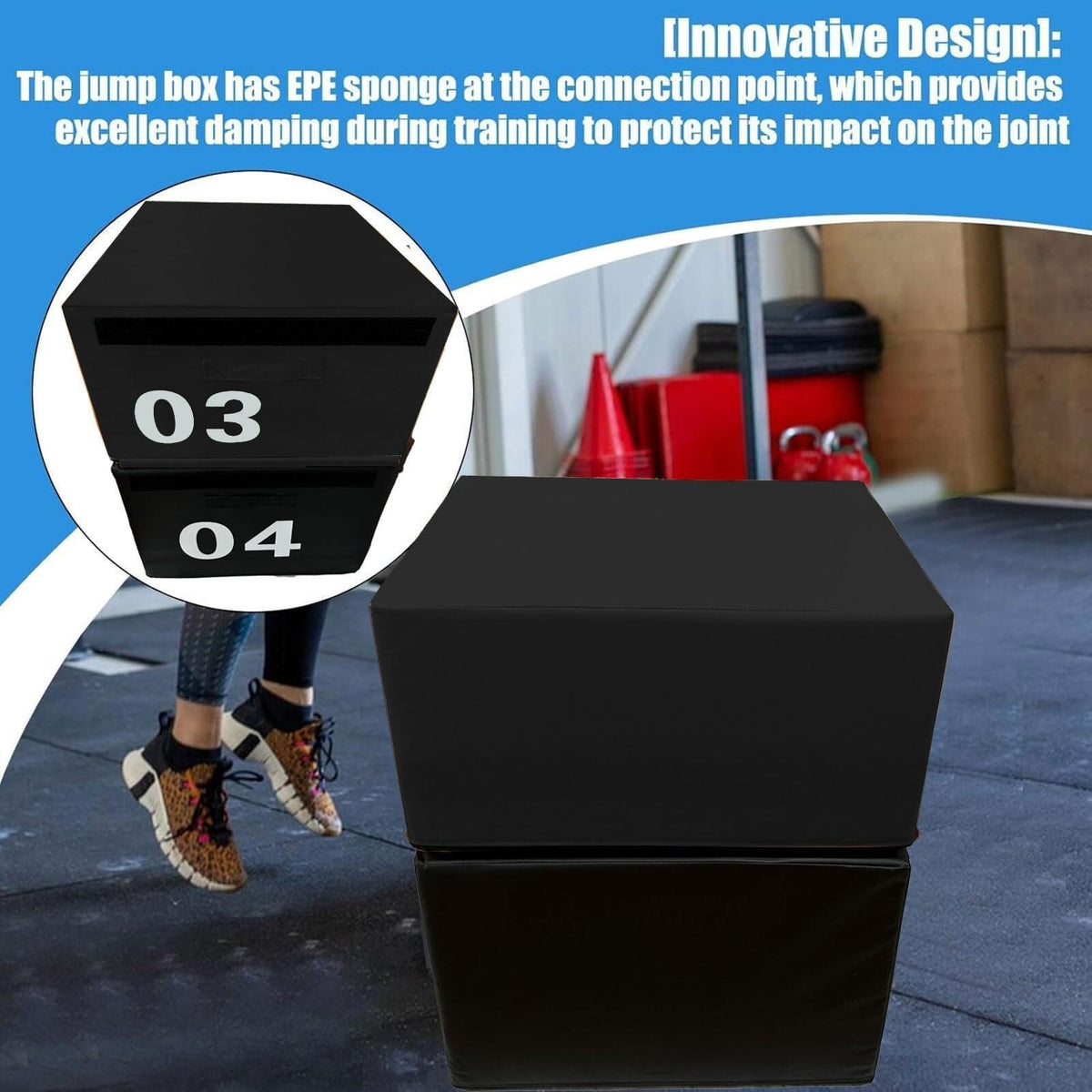 4-in-1 Foam Plyo Box G408416