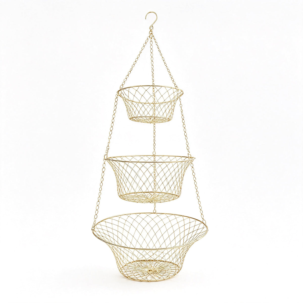 3-Tier Copper Hanging Basket I816170