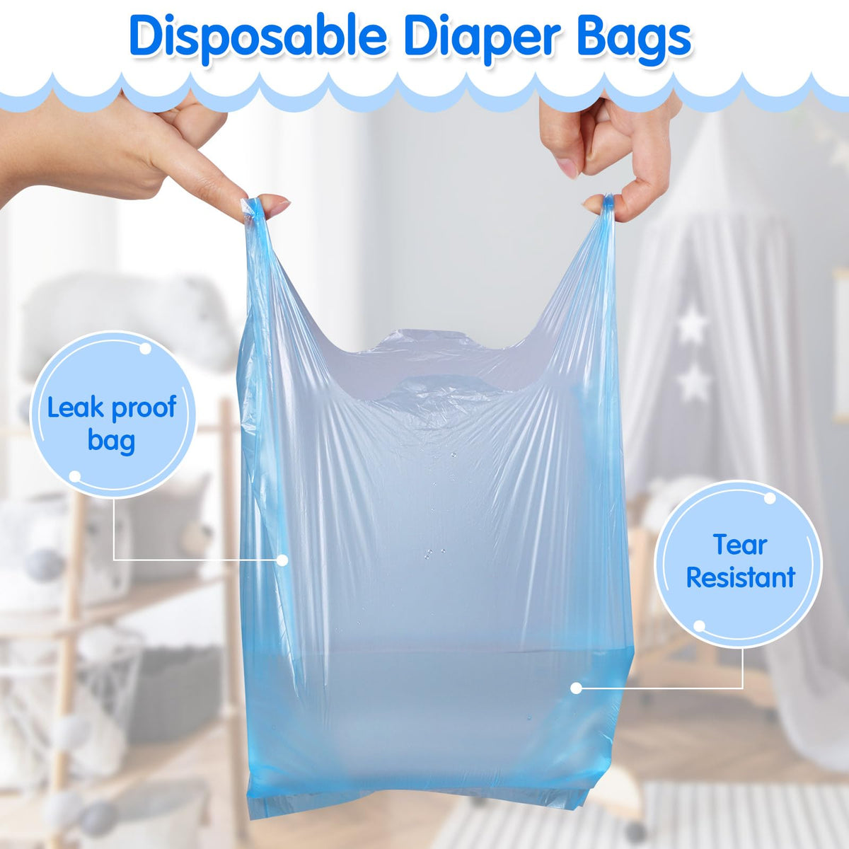1800 Pcs Disposable Diaper Bags P851