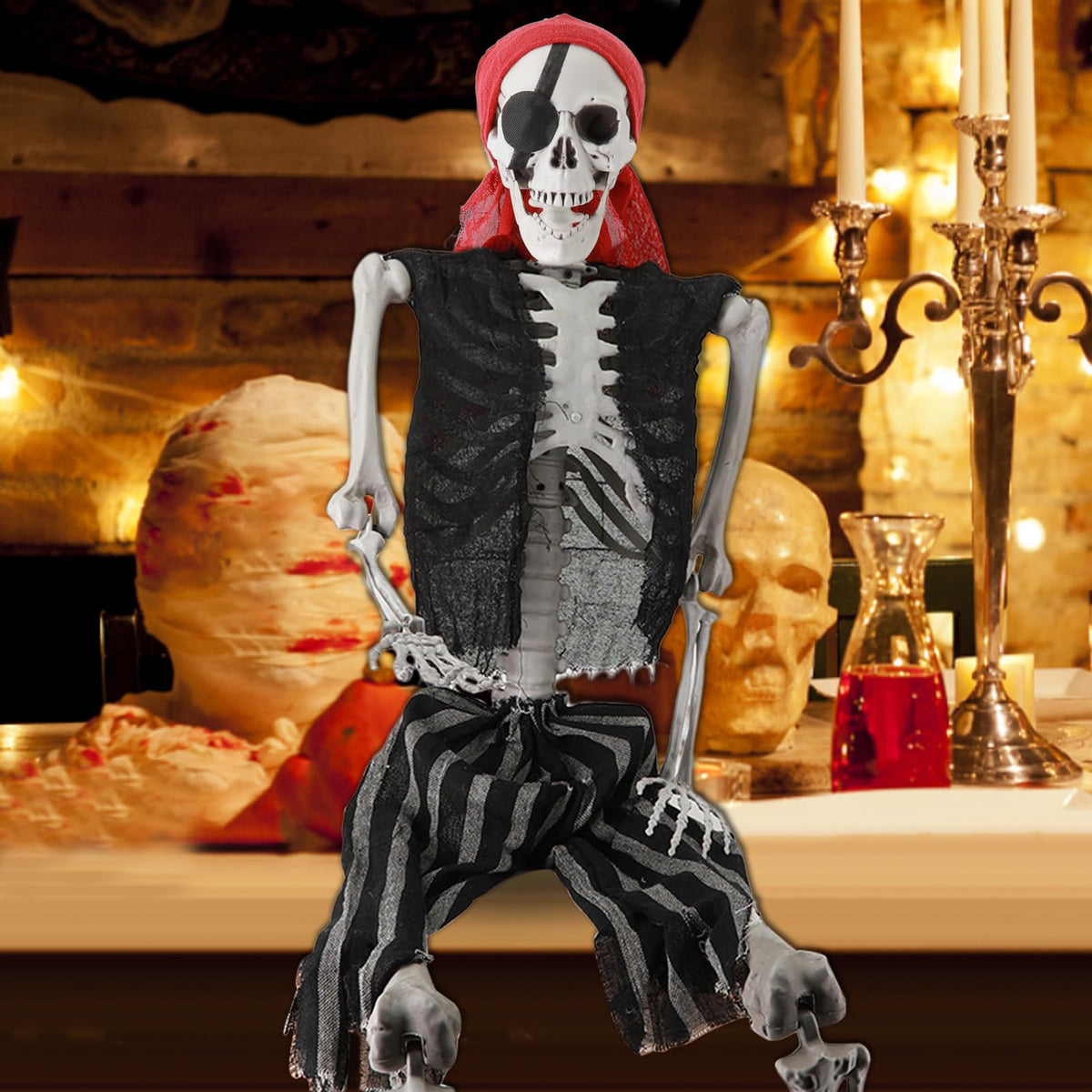 Life Size Skeleton with Joints L86696