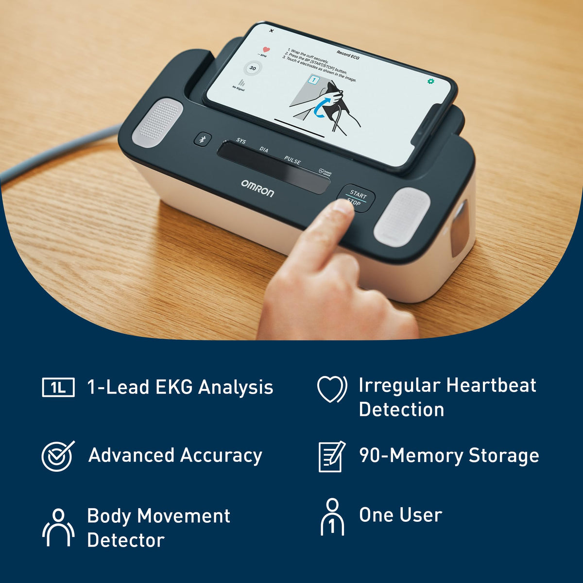Blood Pressure Monitor + EKG K915
