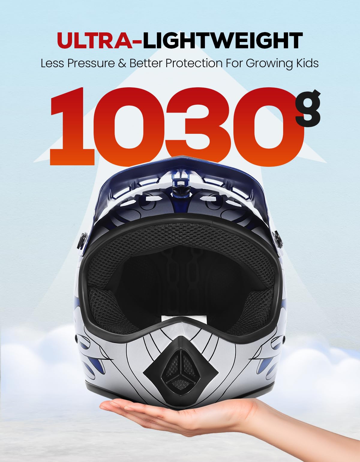Youth DOT Approved Full Face Motocross Helmet I527