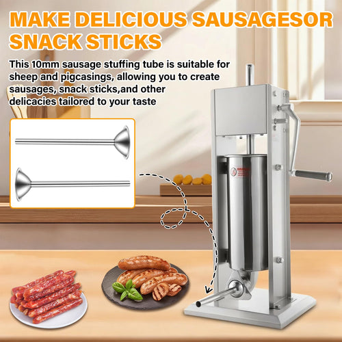 2 Pack 10mm Sausage Stuffer Tubes Q9162