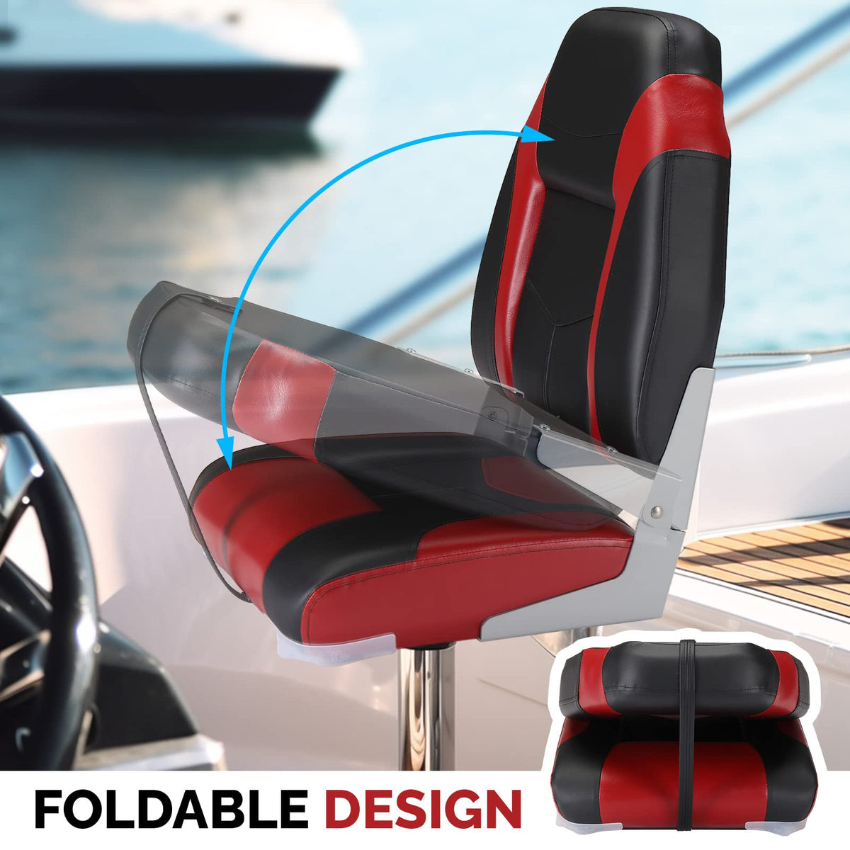 Folding Waterproof Boat Seats 2 Packs Y426
