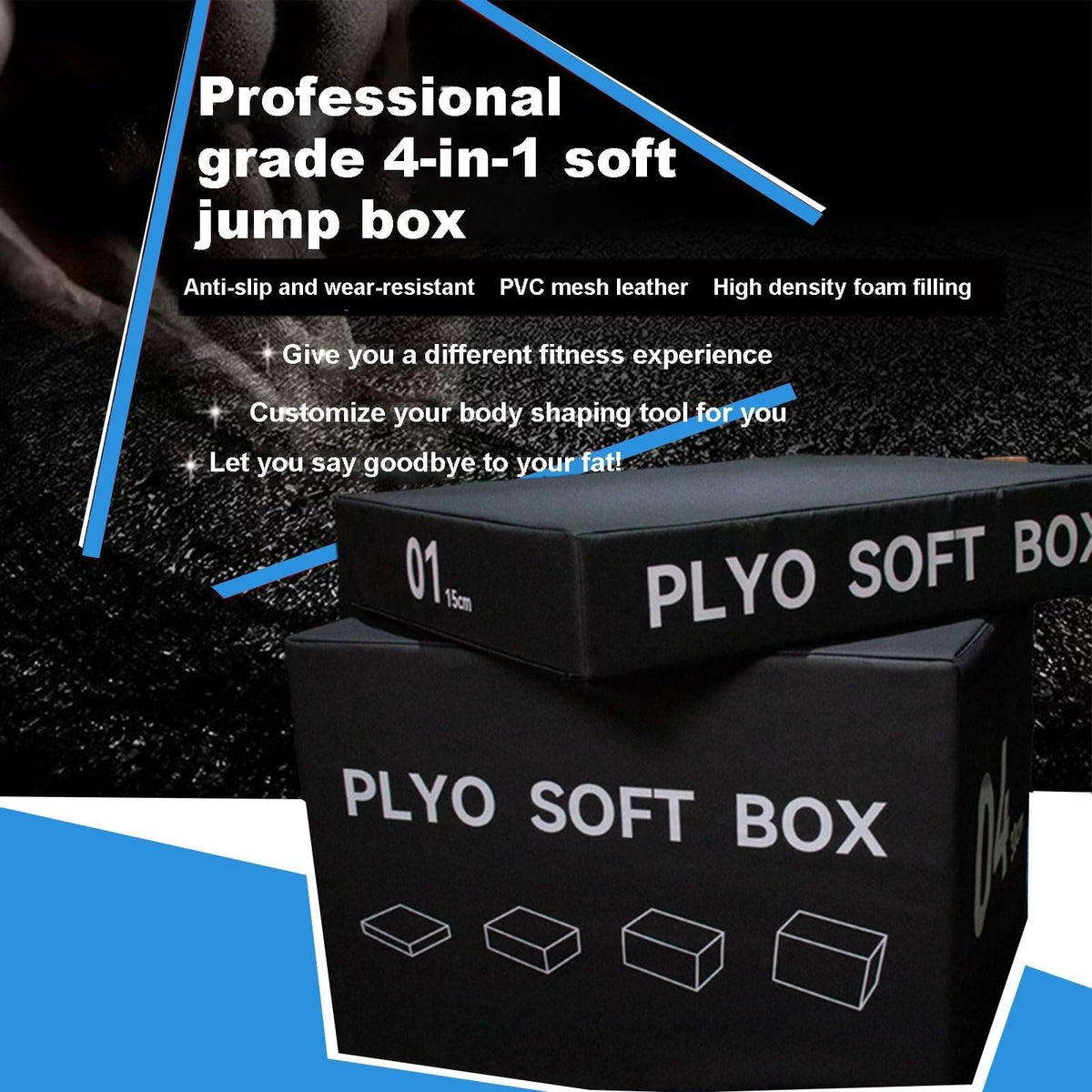 4-in-1 Foam Plyo Box G408416