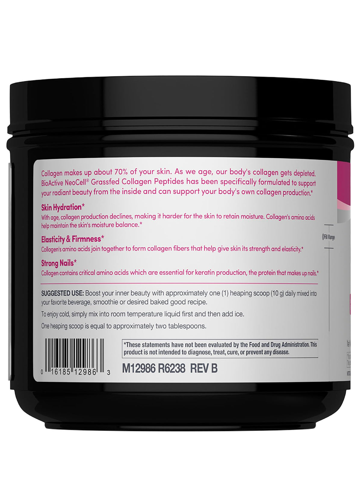 Grassfed Collagen Peptides Powder 14 oz Unflavored J955537