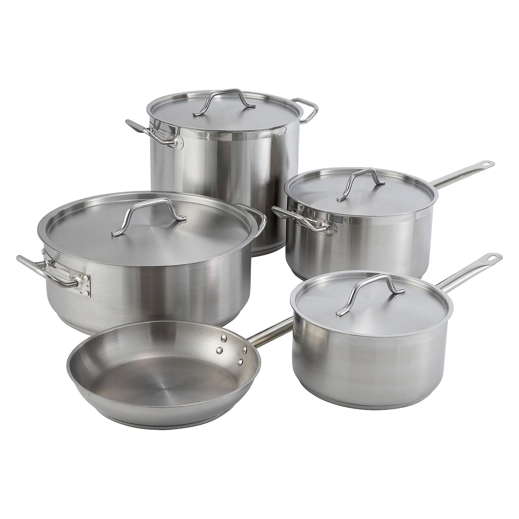 30 qt Stainless Steel Brazier with Lid C924317