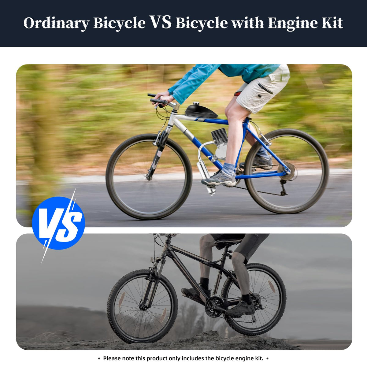 100cc 2 Stroke Bicycle Engine Motor Kit with 36 Tooth Sprocket B647