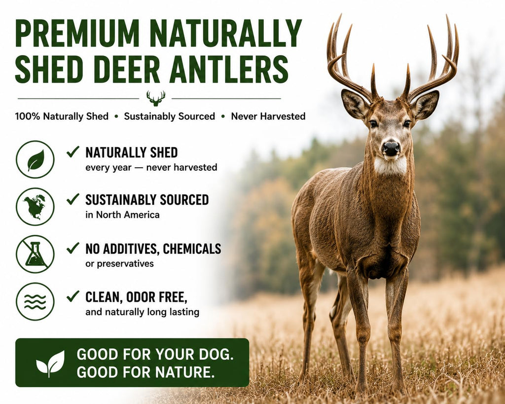 Deer Antler Dog Chews One Pound H546