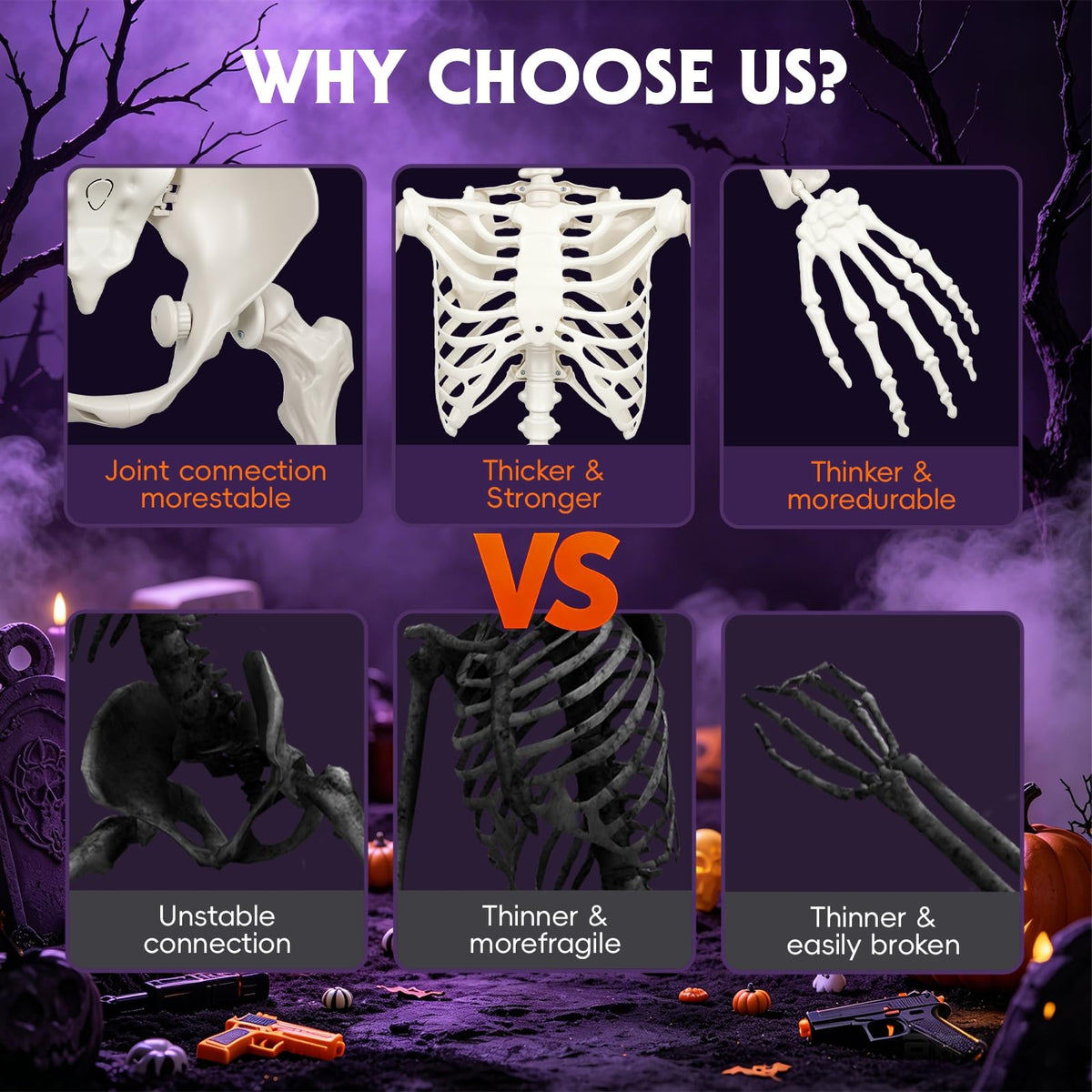 Poseable Life Size Skeleton Z4671
