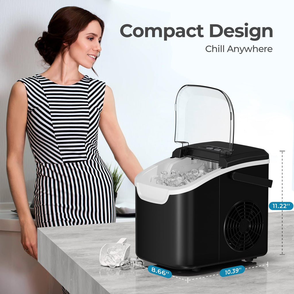 Countertop Ice Maker Machine 26Lbs/Day Y845099