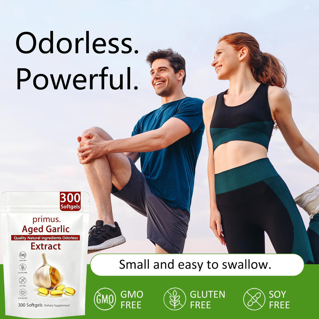 Odorless Garlic Extract 300 Softgels J285